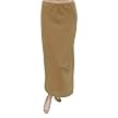 Adi Designs Women's Long Chiffon Skirt - Camel