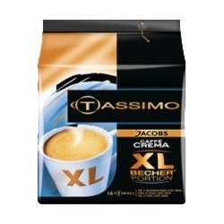 TASSIMO Caffè Crema XL, 16 TDISCS pro Packung, 144g