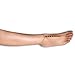 Barefoot Sandal Delicate Foot Chain Jewelry Glod Plated Anklet Simple Disks Sequin Diameter 0.43in