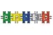 Clics 424-pc. Tub Set with Hebrew Alphabets - Alef Bais
