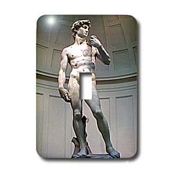 Art - Michaelangelos David Statue - Light Switch Covers - single toggle switch