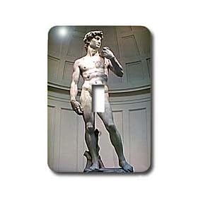 Art - Michaelangelos David Statue - Light Switch Covers - single toggle switch
