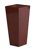 Siena Garden 652567 Vase Avienna bordeaux 26x26x59cm, hochglanz