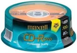 MAXELL CD-Rpro CD Recordable Media - CD-R - 48x - 700 MB - 25 Pack Spindle / 648425 /