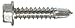 Hillman 47218 Hex-Washer Head Self-Drilling Screws, Zinc-Plated Steel, 12 x .75-In, 1-Lb. - Quantity 12