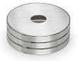 hot plate w/aluminum plate, rectangle (stainless steel) (2.34"H x 6.25"W x 6.25"D)