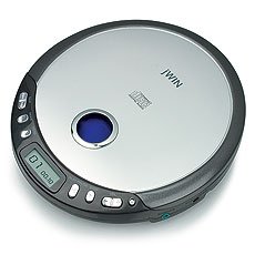 jWIN Personal CD Player - Silver (JXCD335SIL)