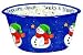 Snowman Enamelware Popcorn Bowl