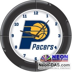 Indiana Pacers Neon Clock Picture