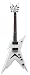 Dean Razorback Dimebag Metallic White With Case