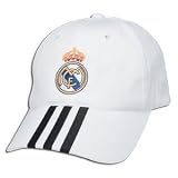 adidas Real Madrid 3 Stripe Cap WHITE