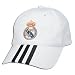 Apparel : adidas Real Madrid 3 Stripe Cap WHITE
