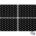 Pimpernel Baking Days Black Placemats - Set of 4 (Large)