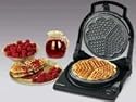 Chef's Choice M840 WafflePro Express Waffle Maker, Traditional Five of Hearts