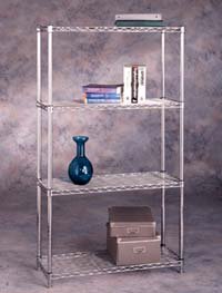 Intermetro Medium Four-Shelf Unit - White