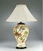 32 Porcelain Floral Birds Table Lamp by Sedgefield - Hand Painted (L-723-593)