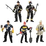True Heroes Rescue Heroes 4 Inch Action Figure 5-pack - Firemen