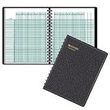 AT-A-GLANCE 80-150-05 Undated class record book, black cover, 10-7/8 x 8-1/4