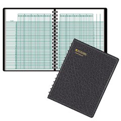 At A Glance(R) Undated Class Record Book 8 1 4in. x 10 7 8in. Black