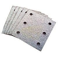 Makita 742531-0 4 x 4-1 2 6 Hole Abrasive Hook and Loop Sanding Paper 150 Grit 5 Pack by Makita