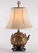 Asian Styled Metal Teapot Table Lamp