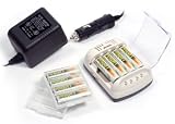 Maha PowerEx MH-C401FS8AA25 - Battery charger - battery - rechargeable - AA x 8 - 2500 mAh