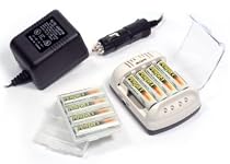 Maha PowerEx MH-C401FS8AA27 - Battery charger - battery - rechargeable - AA x 8 - 2700 mAh