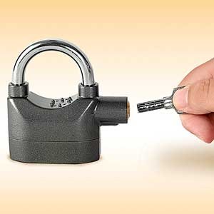 U.S. Patrol JB5593 Siren Padlock Alarm