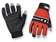 Condor 2XTA1 Tradesman Glove, Half Finger, Red/Blk, S, Pr