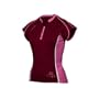 Descente Womens Cycling Venus Jersey, Crimson/Fire Pink, X-Small