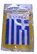 Greek Flag with String and Suction Cap, 4x6 in.