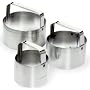Fox Run Craftsmen Biscuit Cutter Set - Tin - Plain