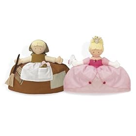 Cinderella Topsy Turvy Plush Doll by NA Bear Company