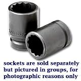 Tools : S K Hand Tools 3/4in. Drive Standard 12 Point Thin Wall Impact Socket 1in.