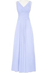 Sexy V-neck Chiffon Evening Dress/Prom Dress/Party Dress/Wedding Dress 