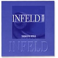Thomastik Infeld Blue 4/4 Violin String Set - Medium Gauge with Removable Ball End Tin-plated Steel E