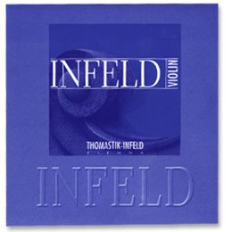 Thomastik Infeld Blue 4/4 Violin String Set - Medium Gauge with Removable Ball End Tin-plated Steel E