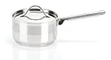 Cool Kitchen Pro Stainless Steel 4 Quart Saucepan with Lid