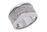 14K White Gold Diamond Ring
