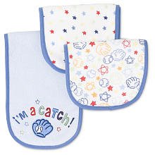 Gerber 3 Pack Terry Burpcloths (Pink)