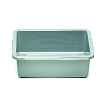 Rubbermaid Commercial Products FG335100GRAY 7-1/8-Gallon Gray Undivided Bus/Utility Box
