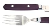Oneida Pilot Mauve 45-Piece Flatware Set, Service for 8, with Cutlery Set and Wooden Caddy