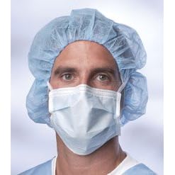 [Itm] Surgical Mask with Tie [Acsry To]: FACE MASK,SURGICAL,BLUE W/ TIES,LATEXFRE... see description