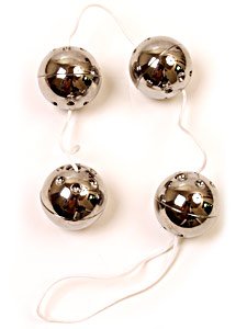 Ben Wa Balls On A String Silver