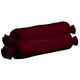 Taie de traversin 45x185cm prune