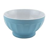 BIA Cordon Bleu 16-Ounce Soup/Cereal Bowl, Set of 4, Two-Tone Sky/White