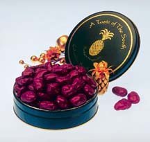 Chocolate Almond Collector Green Tin by ITM
