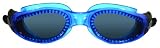Aqua Sphere Kaiman Swim Goggle (Large, Tinted Lens/Blue Frame)