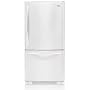 LG : LBC22520SW 22.4 cu. ft. Bottom-Freezer Refrigerator - White