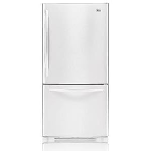 LG : LBC22520SW 22.4 cu. ft. Bottom-Freezer Refrigerator - White